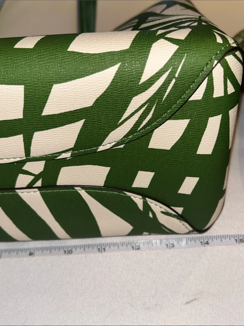 Kate Spade Palm Fronds SET Large Tote, Wedge Slides sz 7, & Apple Watch Band EUC